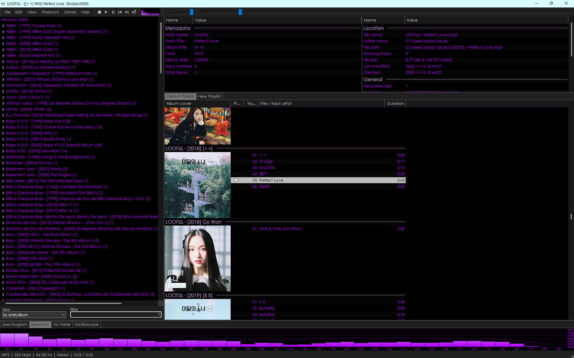 foobar 2000 music player